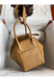 Hermes Lindy 26 Handmade Bag In Biscuit Clemence Leather Replica