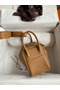 Hermes Mini Lindy Handmade Bag In Biscuit Clemence Leather Replica