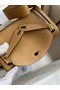 Hermes Mini Lindy Handmade Bag In Biscuit Clemence Leather Replica