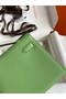 Hermes Original Epsom Leather KEL2278 green&gold-Tone Metal Replica