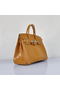 Newest 2012 Hermes Birkin 35CM Light Coffee Croco Leather Tote Bag Silver  Replica