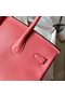 Hermes Birkin 25 Handmade Bag In Rose Lipstick Swift Leather Replica