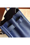 Hermes Birkin 25 Handmade Bag In Sapphire Epsom Calfskin Replica