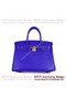 Hermes Birkin 30CM Tote Bag Blue Clemence Leather H6088 Gold Replica