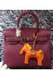 Hermes Birkin 30CM Tote Bags Litchi Leather H30LI Purple Replica