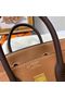 Hermes Birkin Bag Original Leather 35CM Color matching 17888 Brown&Dark Brown Replica