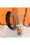 Hermes Imported Belt HR1002E Dark Gray Replica