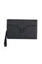 Hermes Jige Clutch Bag Calfskin Leather HQ8059 Black Replica