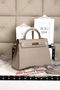 Hermes Kelly 32cm Shoulder Bags Grained Leather Grey Replica