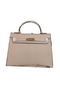 Hermes Kelly 32cm Shoulder Bags Grained Leather Grey Replica