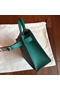 Hermes Kelly Mini II Handmade Bag In Malachite Epsom Leather Replica