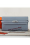 Hermes Kelly Original Saffiano Leather Bi-Fold Wallet A708 SkyBlue Replica