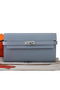 Hermes Kelly Original Saffiano Leather Bi-Fold Wallet A708 SkyBlue Replica