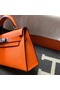 Hermes Kelly Tote Bag Original epsom Leather KL20 Orange Replica
