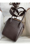 Hermes Lindy 26 Handmade Bag In Ebene Clemence Leather Replica