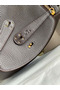 Hermes Lindy 26 Handmade Bag In Ebene Clemence Leather Replica