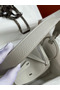 Hermes Lindy 26 Handmade Bag In Pearl Grey Clemence Leather Replica
