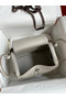 Hermes Lindy 26 Handmade Bag In Pearl Grey Clemence Leather Replica