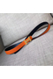 Hermes Mini Constance 24mm Reversible Belt Black/Orange Replica