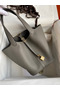 Hermes Picotin Lock 22 Handmade Bag in Etain Clemence Leather Replica