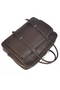 Hermes Steve 38CM Travel Bag Clemence Leather Brown Replica