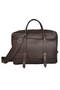 Hermes Steve 38CM Travel Bag Clemence Leather Brown Replica