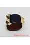 2010 Hermes dark blue Leather Gold Bangle 1171 Replica