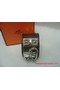 2010 Hermes dark Brown Leather Silver Bangle 1171 Replica