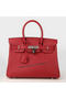 Hermes Birkin 30CM Tote Bag Burgundy Original Leather H30 Silver Replica
