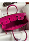 Hermes Birkin 35 Handmade Bag In Rose Scheherazade Crocodile Niloticus Shiny Skin Replica