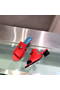 Hermes Candy 40mm Sandals In Red Calfskin Replica
