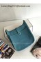 Hermes Evelyne 30cm Messenger Bag E3301 Light Blue Replica