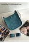 Hermes Evelyne 30cm Messenger Bag E3301 Light Blue Replica