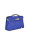 Hermes MINI Kelly 22cm Tote Bag Calfskin Leather Royal Replica