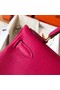 Hermes original Togo leather kelly bag KL320 rose Replica