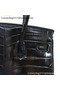 Hermes Birkin 25CM Tote Bag Croco Leather H25TCO Black Replica