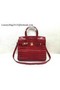 Hermes Birkin 25CM Tote Bag Croco Leather H25TCO Red Replica