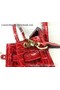 Hermes Birkin 25CM Tote Bag Croco Leather H25TCO Red Replica