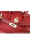 Hermes Birkin 25CM Tote Bag Croco Leather H25TCO Red Replica