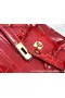 Hermes Birkin 25CM Tote Bag Croco Leather H25TCO Red Replica