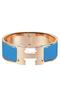 Hermes Blue Enamel Clic Clac H PM Bracelet Replica