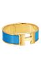 Hermes Blue Enamel Clic Clac H PM Bracelet Replica