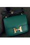 Hermes Constance Bag Calfskin Leather H9999 Green Replica