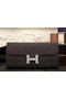 Hermes Constance Long Wallets Original Leather HA909 Brown Replica