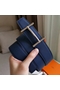 Hermes H d'Ancre Reversible Belt In Indigo/Black Epsom Leather Replica