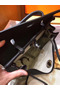 Hermes Herbag Zip 31cm Bag In Black Leather And Toile Replica