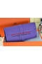 Hermes Jige Clutch Bag Calfskin Leather Purple Replica