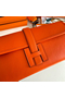 Hermes Jige Elan 29 Clutch Bag In Orange Swift Calfskin Replica