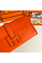 Hermes Jige Elan 29 Clutch Bag In Orange Swift Calfskin Replica