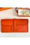 Hermes Jige Elan 29 Clutch Bag In Orange Swift Calfskin Replica